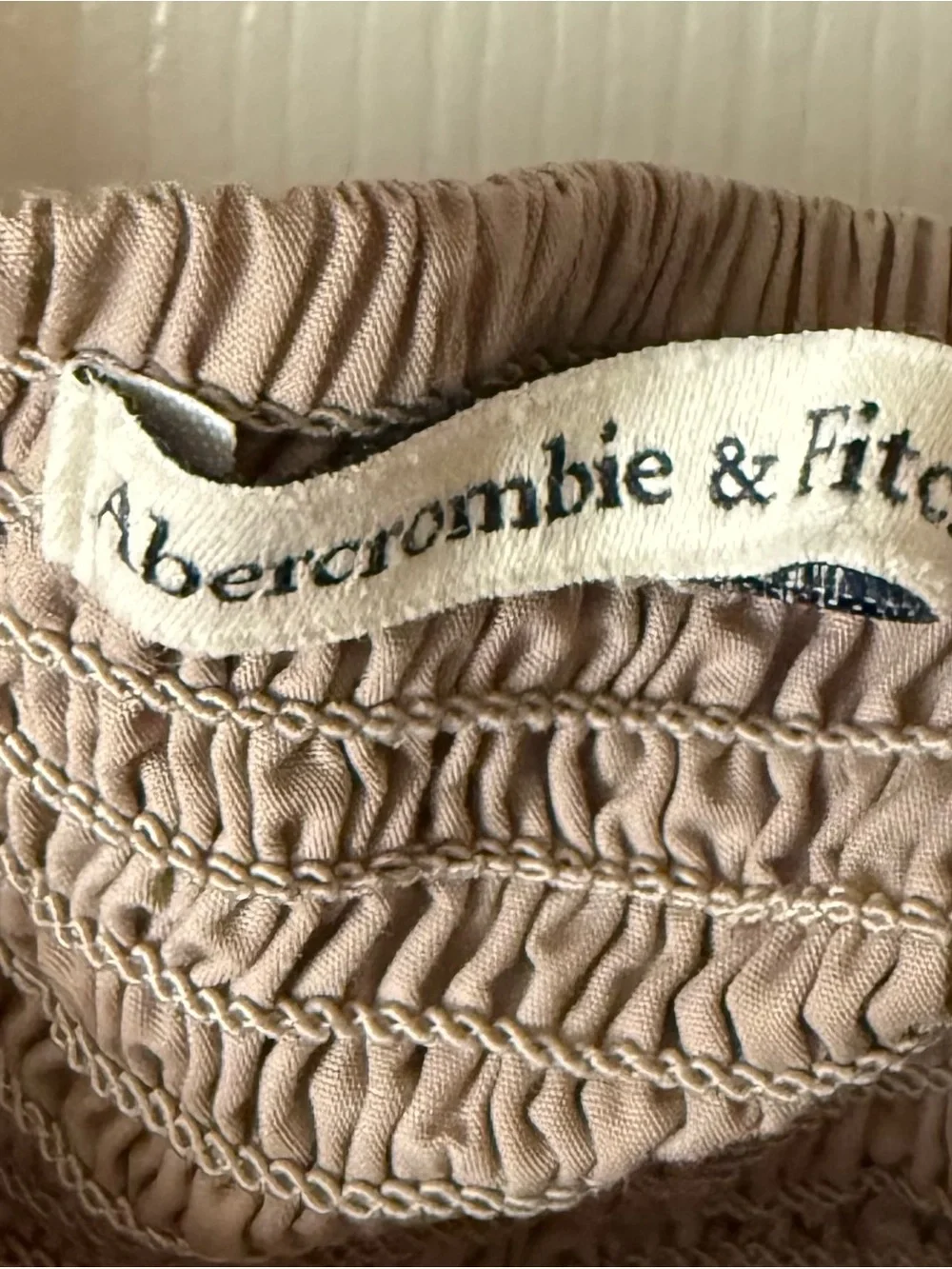 Abercrombie & Fitch Women’s Halter Taupe Maxi Dress Size Medium